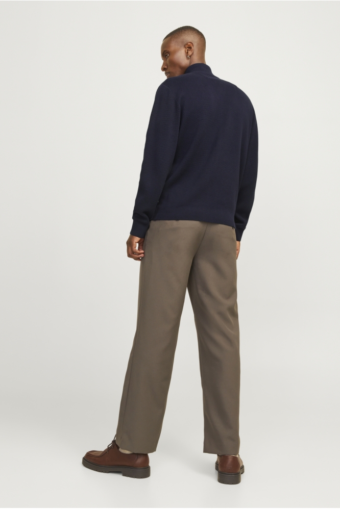 JPRBLAMILANO STITCH KNIT HALF ZIP S 12259664 NIGHT SKY